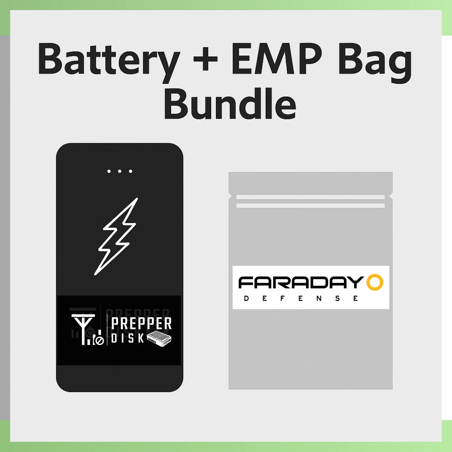 EMP Bag and Battery Bundle